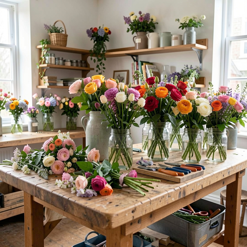 Garden Harmony Mixed Bouquet with seasonal flowers
